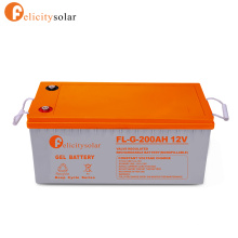 Felicity Deep Cycle Gel Battery200AH Solar Cell Battery Philippinen 12V 200AH